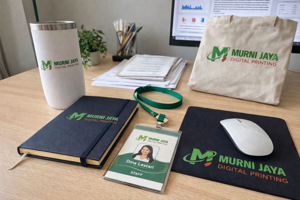 Merchandise Kantor Custom untuk Memperkuat Branding Internal